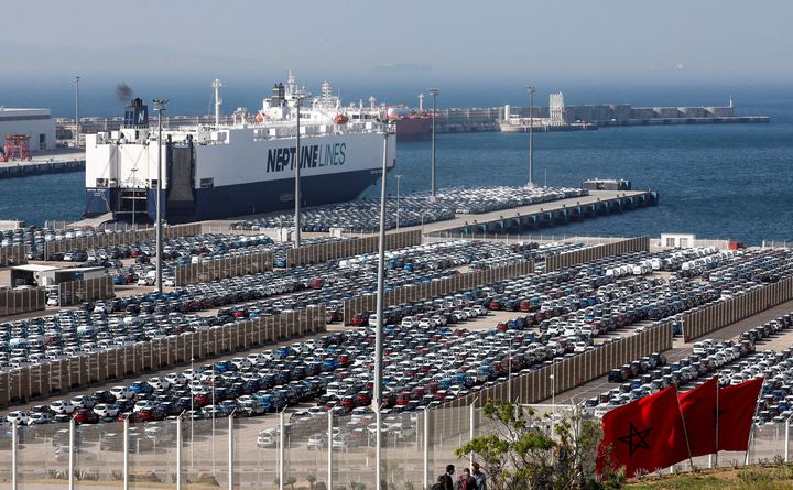 Le port de Tanger Med en juin 2019.&nbsp; (AFP)