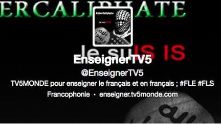 22h50, sur le site de TV5, les premiers signes d'une cyberattaque.  (Breaking3zero)