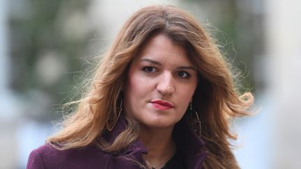 Marlène Schiappa, secrétaire d’Etat chargé de l’Egalité entre les femmes et les hommes, à l'hotel Matignon à PAris, le 25 novembre 2019. (STEPHANE DE SAKUTIN / AFP)