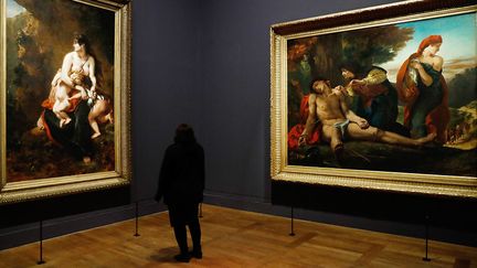 Exposition Delacroix au Louvre, 27 mars 2018
 (PATRICK KOVARIK / AFP)