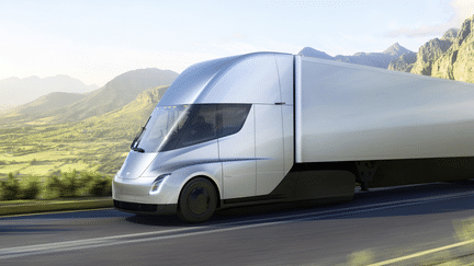 Image conceptuelle du futur Tesla Semi (TESLA)