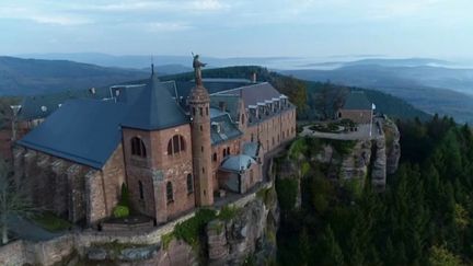 Le mont Sainte-Odile, dans le Bas-Rhin. (CAPTURE ECRAN FRANCE 2)