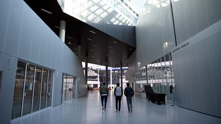 Le campus de CentraleSupélec à Gif-sur-Yvette, le 8 octobre 2021. (ANNE-CHRISTINE POUJOULAT / AFP)