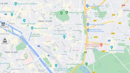 Le centre de rétention administrative de Paris se trouve dans le 12e arrondissement. (GOOGLE MAPS)