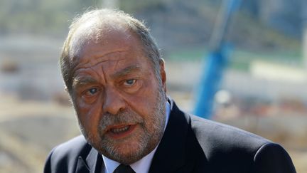 Eric Dupond-Moretti en visite au&nbsp;centre pénitentiaire des Baumettes, à Marseille, en août dernier.&nbsp; (VALERIE VREL / MAXPPP)