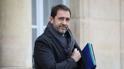 Le ministre de l'Intérieur, Christophe Castaner, à l'Elysée, le 30 janvier 2019.
 (LUDOVIC MARIN / AFP)