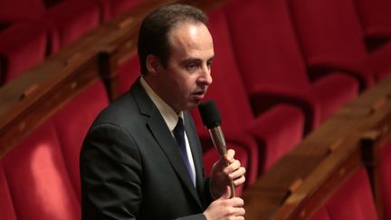 Jean-Christophe Lagarde, président de l'UDI, à l'Assemblée nationale, à Paris, le 8 février 2016. (JACQUES DEMARTHON / AFP)