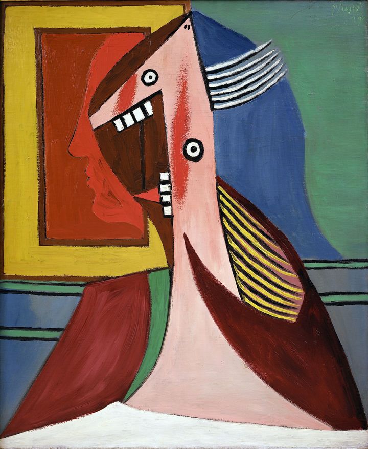 Buste de femme avec autoportrait de Picasso, février 1929 - © Collection particulière, Courtesy McClain Gallery (DR / Marc Fernandes (Agnès Renoult Com))