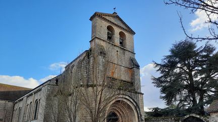 L'abbatiale, église communale attenante à l'abbaye de Solignac, en Haute-Vienne.&nbsp;&nbsp;  (JEROME JADOT / RADIO FRANCE)