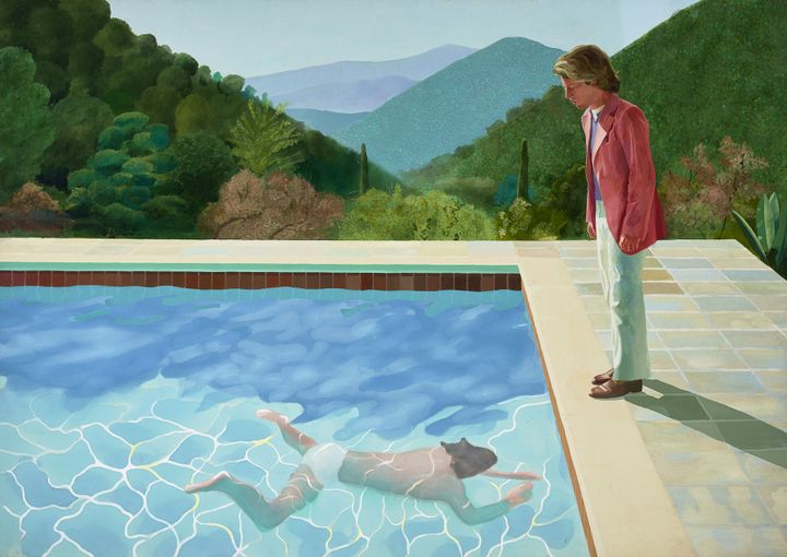 David Hockney, "Portrait of an Artist (Pool With Two Figures"), 1971, Private Collection
 (David Hockney)