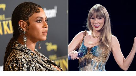 Les méga tournées 2023 de Beyoncé et Taylor Swift font le plein à travers le monde (ROBYN BECK/ SUZANNE CORDEIRO / AFP)