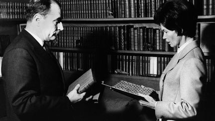 François et Danielle Mitterrand en 1965. (L'HUMANITE/KEYSTONE-FRANCE / GAMMA-RAPHO)