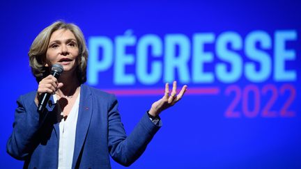 Valérie Pécresse lors de son dernier meeting de campagne, le 29 novembre 2011, à&nbsp;Boulogne-Billancourt (Hauts-de-Seine). (ERIC TSCHAEN / REA)