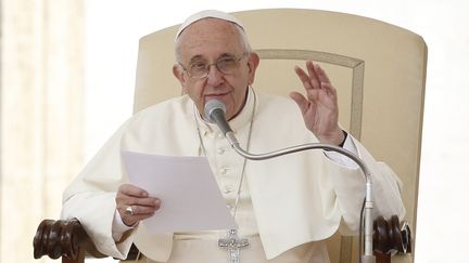 Le pape Fran&ccedil;ois, le 9 septembre 2015, au Vatican. (  MAXPPP)