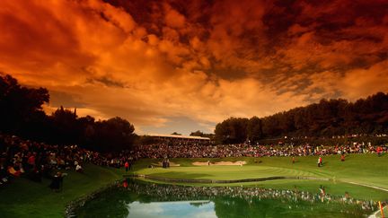 Le tournoi de golf de Valderrama, en Andalousie (ici, en novembre 2008) a &eacute;t&eacute; annul&eacute; cette ann&eacute;e. (ROSS KINNAIRD / GETTY IMAGES EUROPE)