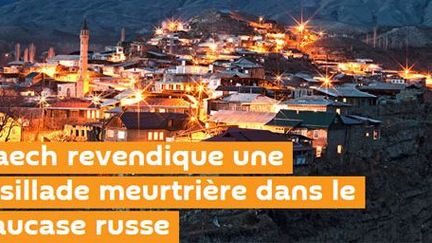 Attentat de l'EI au Daguestan, près des murailles de la forteresse de Derbent, classée en  2003 au patrimoine mondial par l'Unesco. (sputnik)