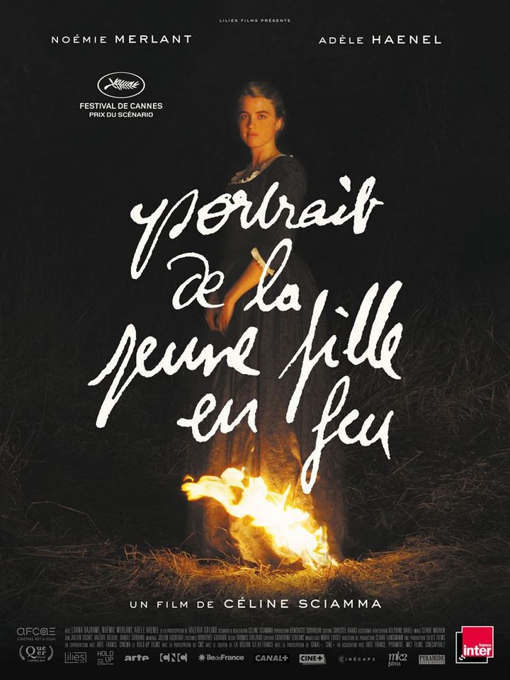 l'affiche de "Portrait de la jeune fille en feu" de Céline Sciamma. (Pyramide Distribution)