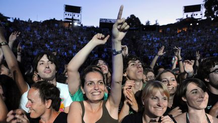 Le public enthousiaste des Nuits de Fourvière (ici au concert de Blur en 2009).
 (Philippe Merle / AFP)