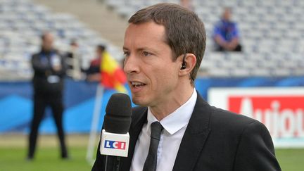 Grégoire Margotton, journaliste spécialiste football de TF1&nbsp; (PHILIPPE RENAULT / MAXPPP)