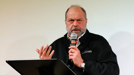 Éric Dupond-Moretti, avocat pénaliste, lors d'une conférence de presse à Paris, le 19 février 2020. (FRANCOIS GUILLOT / AFP)