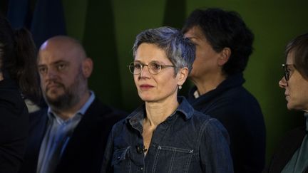 La députée EELV Sandrine Rousseau au Congrès de son parti à Rungis, le 10 décembre 2022. (MAGALI COHEN / HANS LUCAS / AFP)