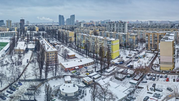 Kiev, durant l'hiver 2021. (Ilustration) (ARTEM HVOZDKOV / MOMENT RF / GETTY IMAGES)