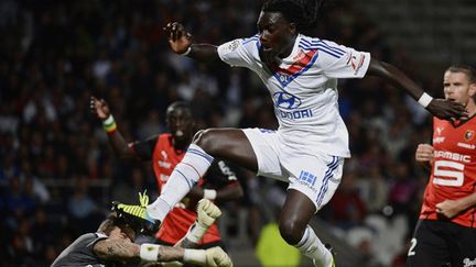 Bafetimbi Gomis (Lyon) (JEFF PACHOUD / AFP)