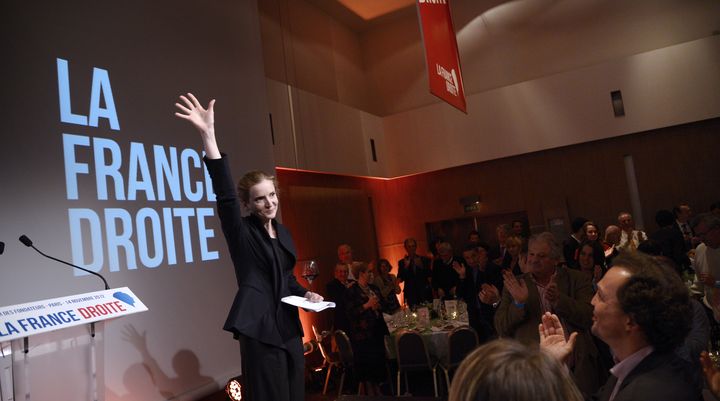 Nathalie Kosciusko-Morizet lors du lancement de "La France droite", le 14 novembre 2012 &agrave; Paris. (BERTRAND GUAY / AFP)