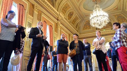 Les&nbsp;Journées du patrimoine à Rennes, dans l'hôtel de la préfecture de région, le 15 septembre 2018. (JOEL LE GALL / MAXPPP)