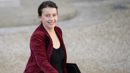 La ministre du Logement, C&eacute;cile Duflot, au palais de l'Elys&eacute;e, le 23 octobre 2013. (MARTIN BUREAU / AFP)