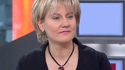 Nadine Morano, invitée du 13 heures de France 2 le 20 mars 2008 (© France 2)