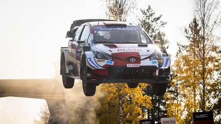 Sébastien Ogier pourrait obtenir son huitième titre de champion du monde des rallyes ce week-end. (JAANUS REE / RED BULL CONTENT POOL)