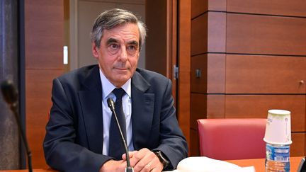 L'ancien Premier ministre François Fillon interrogé par des députés à l'Assemblée nationale, à Paris, le 2 mai 2023. (BERTRAND GUAY / AFP)