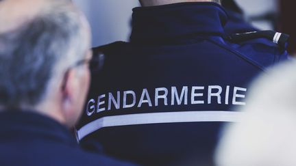 A gendarme in the commune of Bouchage (Isère), December 18, 2023 (illustrative photo).  (JEAN-BAPTISTE BORNIER / MAXPPP)