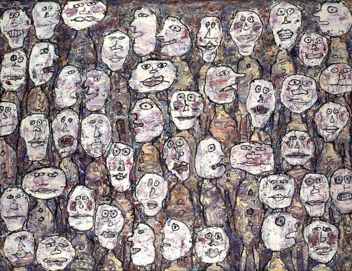 Jean Dubuffet, "Affluence", 22-23 mars 1961, Collection Fondation Dubuffet, Paris (© Fondation Dubuffet, Paris  © Adagp, Paris 2019)