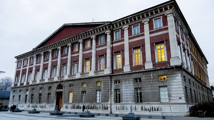 Nordahl Lelandais est entendu pour la troisième fois au palais de justice de Chambéry (Savoie), le 9 novembre 2018. (VINCENT ISORE / MAXPPP)