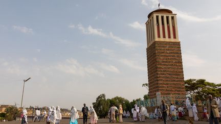 Cathédrale orthodoxe Enda Mariam, à&nbsp;Asmara, en Erythrée. (ERIC LAFFORGUE / HANS LUCAS)