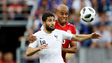 L'attaquant français Nabil Fekir, le 26 juin 2018 à Moscou (Russie). (GOKHAN BALCI / ANADOLU AGENCY)