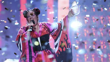 La lauréate israélienne de la dernière édition de l'Eurovision, Netta Barzilai
 (Francisco LEONG / AFP)