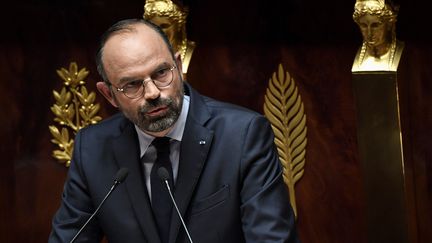 Le Premier ministre Edouard Philippe à l'Assemblée nationale, à Paris, le 12 juin 2019. (ALAIN JOCARD / AFP)