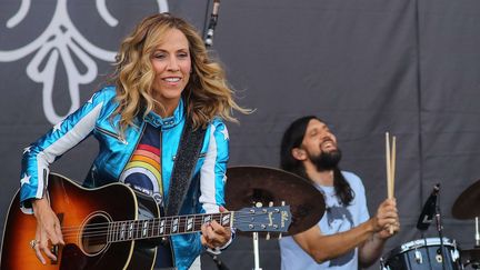 Sheryl Crow en concert à Newport, au Royaume Uni, le 24 juin 2018
 (John Rainford / Wenn.com / Sipa)