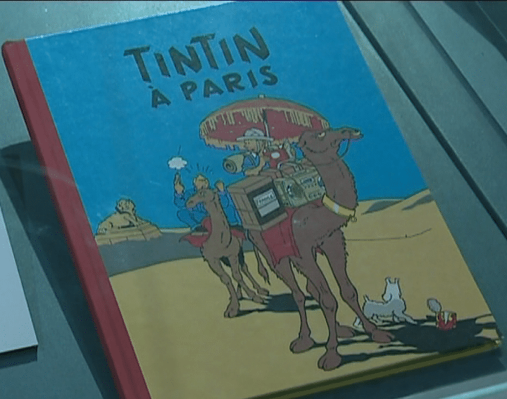 Tintin à Paris 
 (Capture d&#039;image France 3/Culturebox)