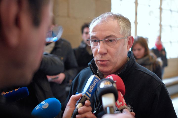 Dominique Launay, président de l'association SOS Bugaled Breizh, à Rennes (Ille-et-Vilaine) le 3 mars 2015 (DAMIEN MEYER / AFP)