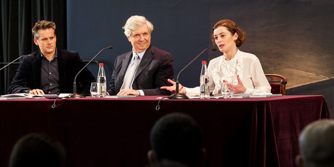 Philippe Jordan, Stéphane Lissner et Aurélie Dupont annoncent la saison de l'Opéra 2016/2017
 (Anne Van Aerschot)