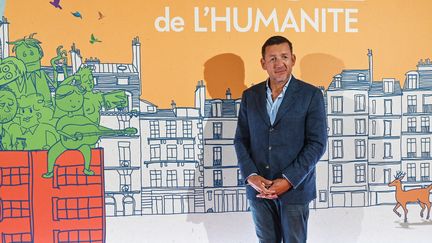 Dany Boon à la première de son film "8 rue de l'humanité", projeté le 24 septembre 2021 à&nbsp;Vitry-en-Artois (Pas-de-Calais). (DENIS CHARLET / AFP)