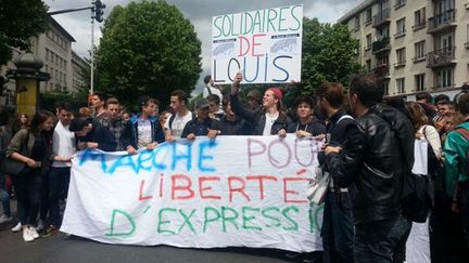  (Des centaines de lycées se mobilisent pour la liberté d'expression © RadioFrance)