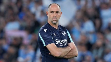 Igor Tudor lors du match entre l'Hellas Vérone et la Lazio Rome, le 21 mai 2022. (GIUSEPPE MAFFIA / NURPHOTO / AFP)