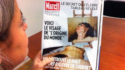 "Le secret du c&eacute;l&egrave;bre tableau r&eacute;v&eacute;l&eacute;", titre "Paris Match", le 7 f&eacute;vrier 2013. Montage &agrave; l'appui. (FRANCETV INFO)