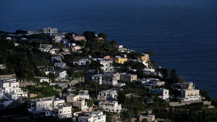 The island of Capri, southern Italy, April 18, 2024. (TIZIANA FABI / AFP)