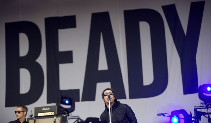 Le groupe Oasis s'est séparé en 2009 et depuis, Liam Gallagher évoluait avec un nouveau groupe nommé "Beady Eye".
 (Andrew Cowie / AFP)